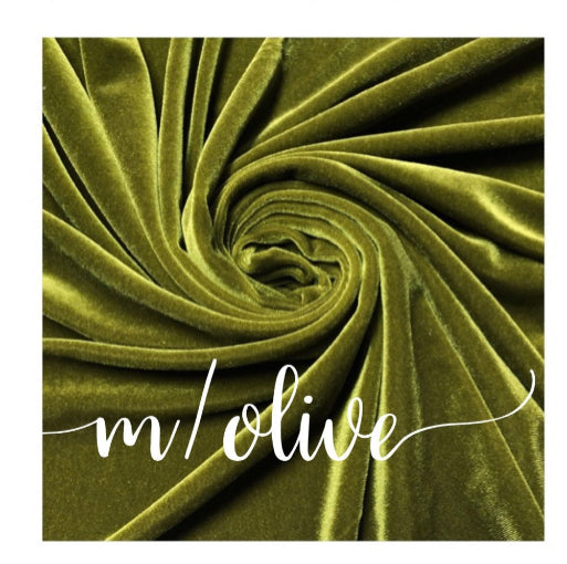 M/ Olive velvet