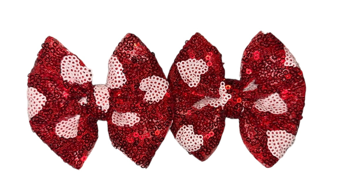 Sequin hearts