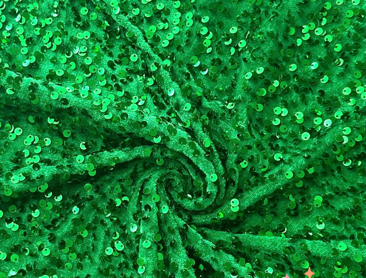 Green sequins
