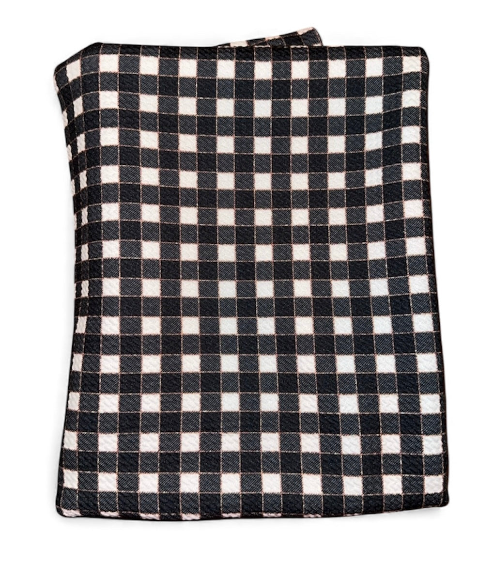 Glitter checkered