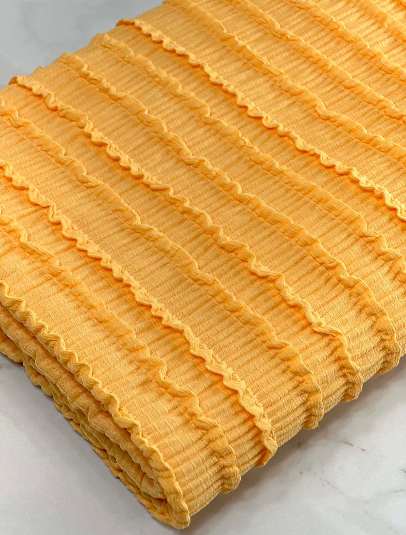Orange ruffle