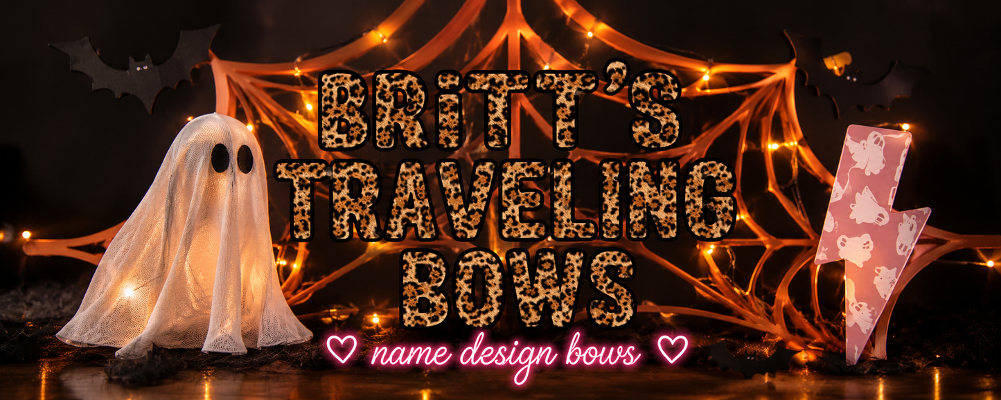 Name theme bows invoice