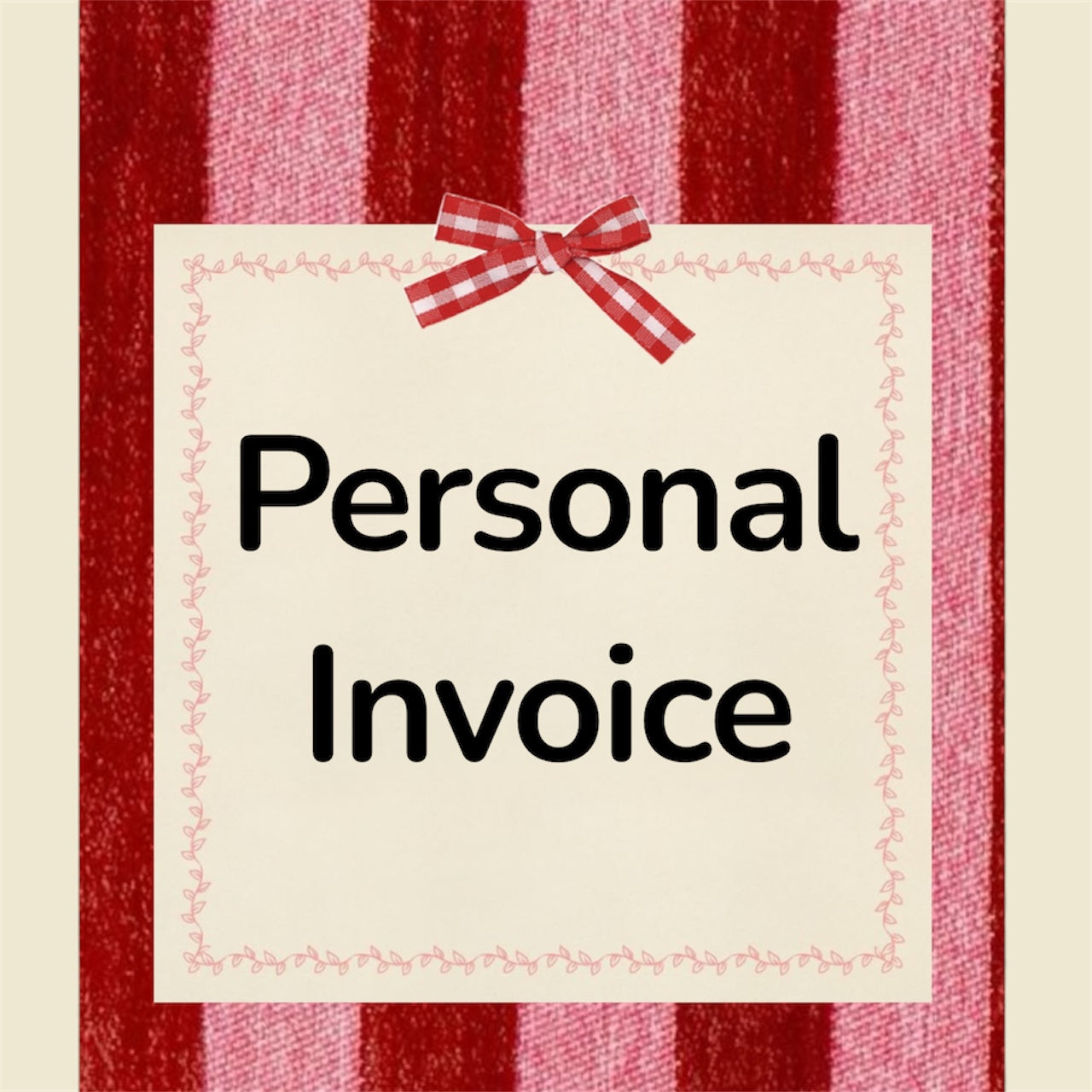 Personal Invoices