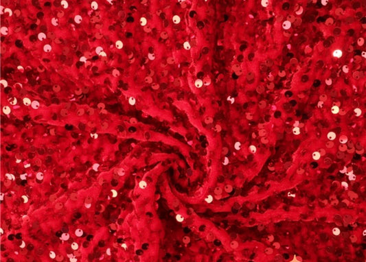 Red sequins