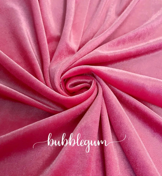 Bubble gum velvet