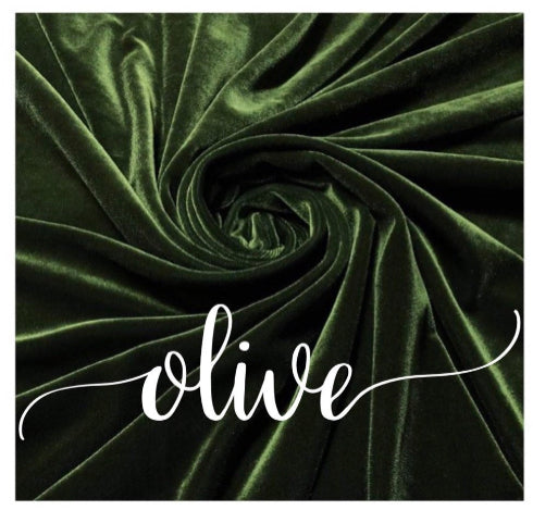 Olive velvet