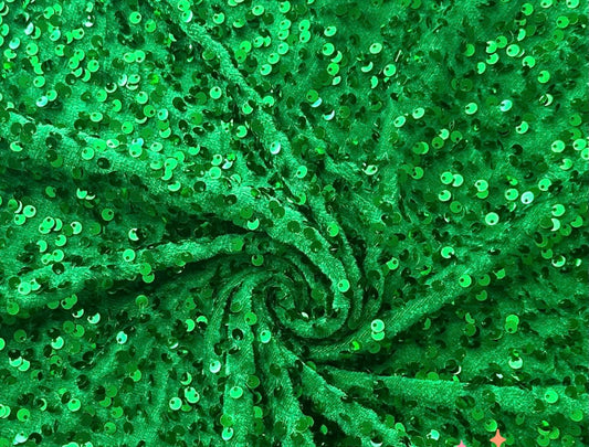 Green sequins