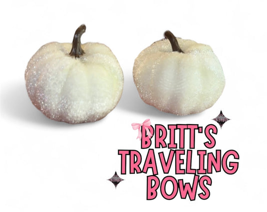 White pumpkins