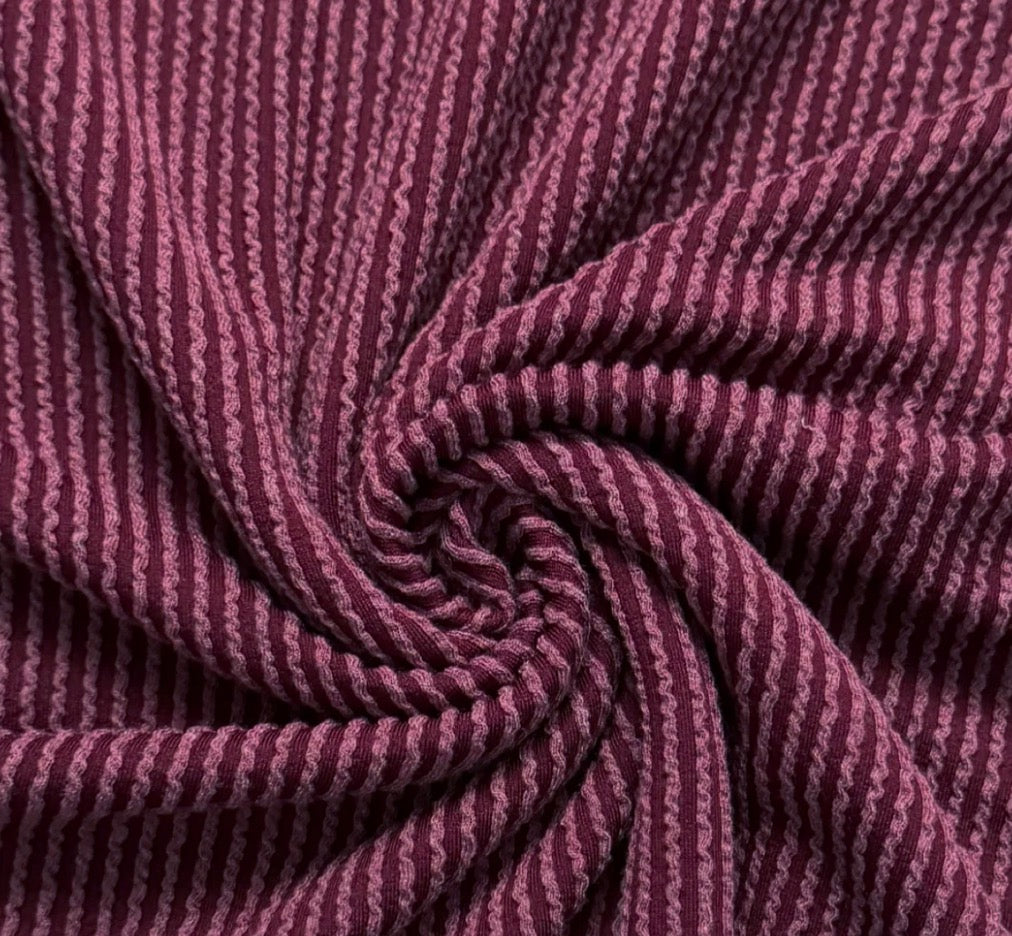 Burgundy wave