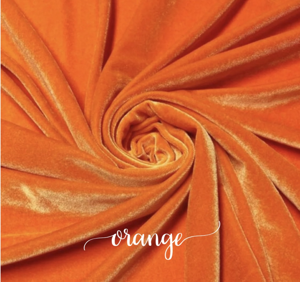Orange velvet