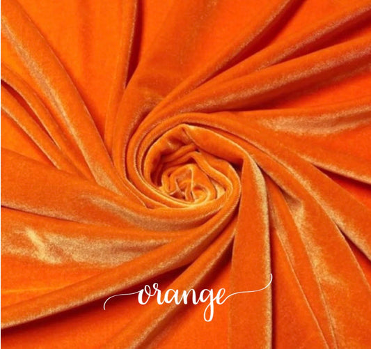 Orange velvet