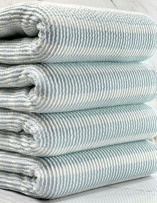 Blue striped wave