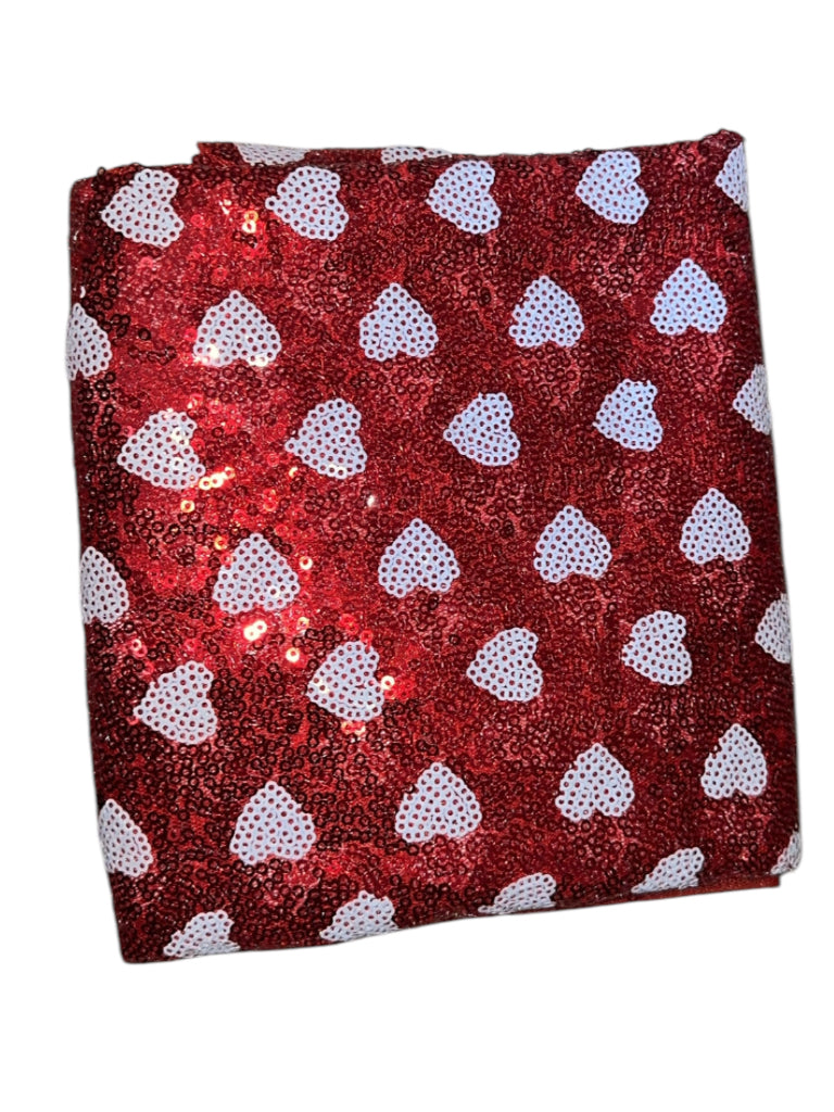 Sequin hearts
