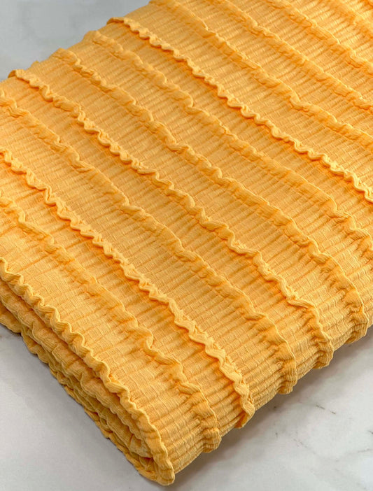 Orange ruffle