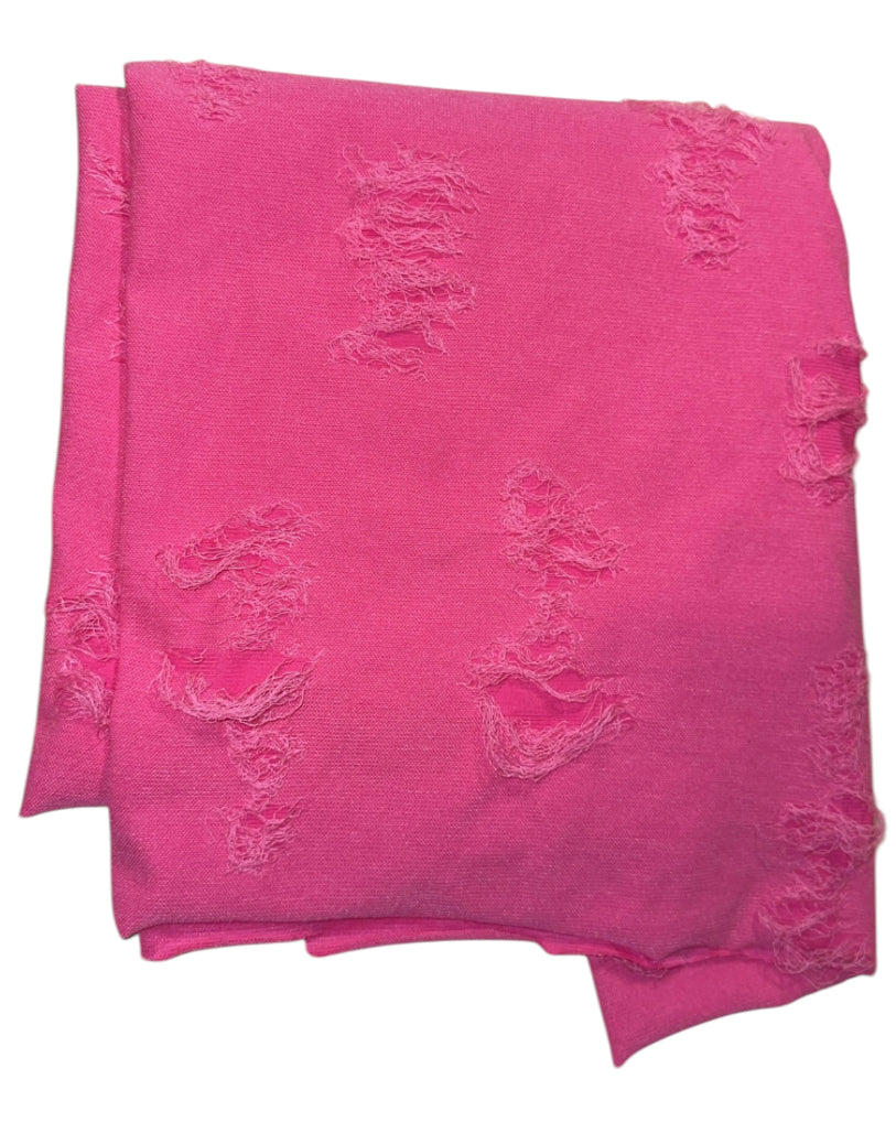 Barbie pink distress