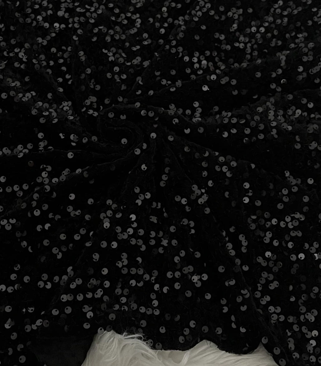 Black sequins