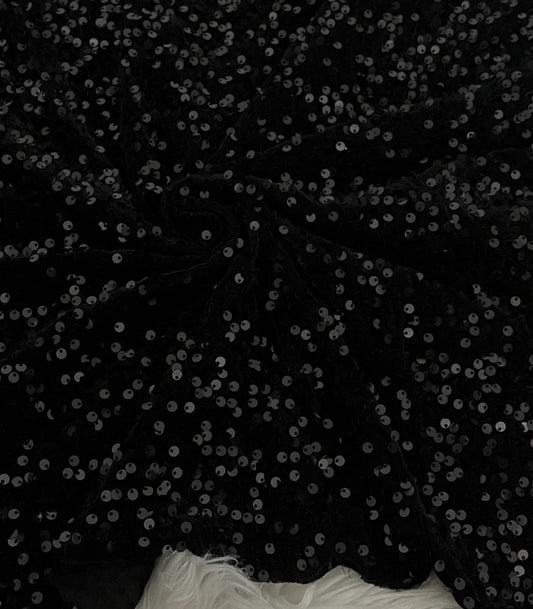 Black sequins