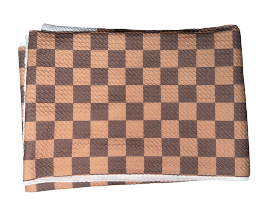 Brown checkered