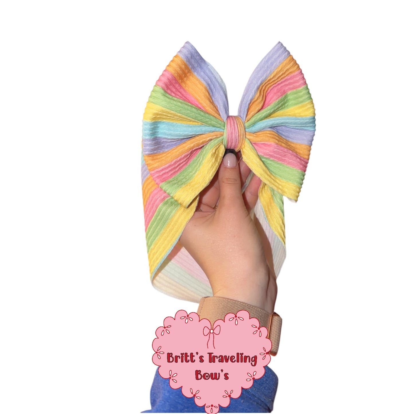 Pastel stripes wave