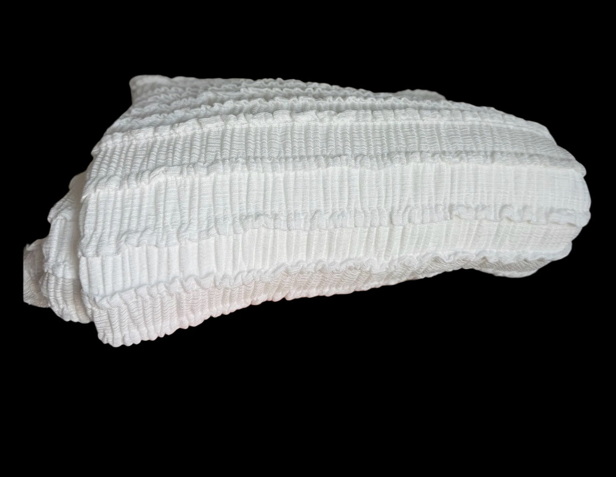 White ruffle