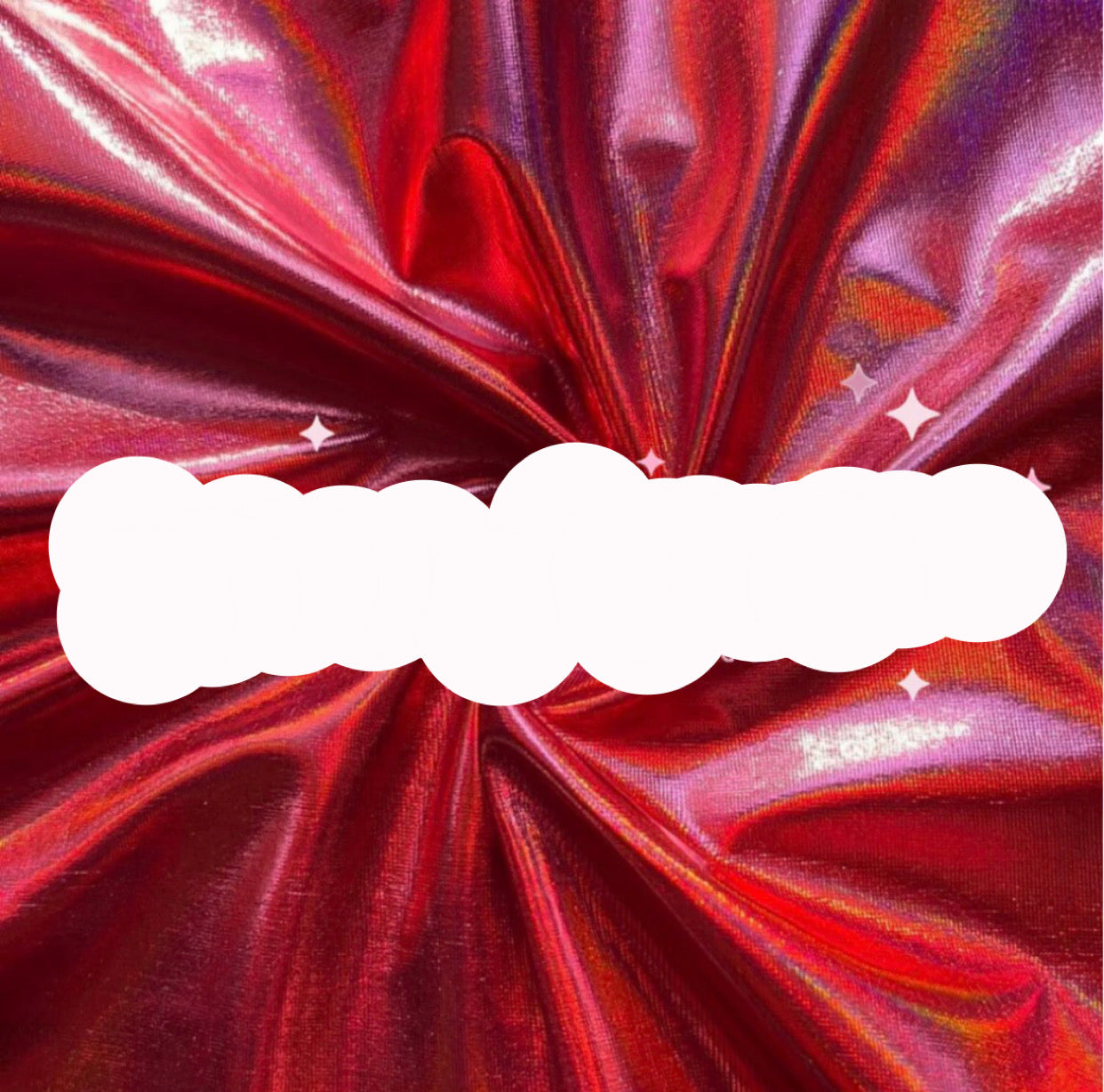Fire red holographic