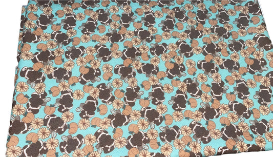 Cow print pumpkins