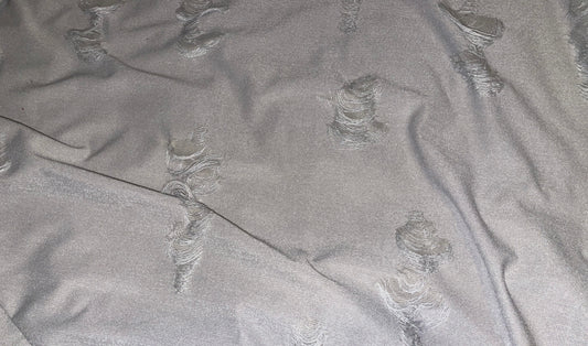 Light grey distressed