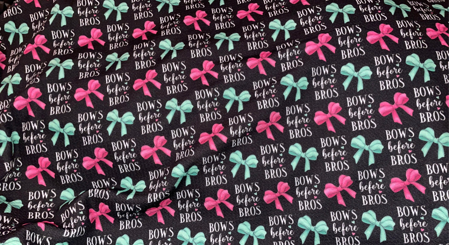 Bows before bros